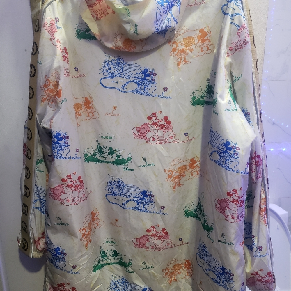 Oversized Gucci x Disney GG Monogram Mickey Nylon Jacket